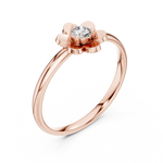 Gold Ring Ledis Ring, Rose Gold, view 2