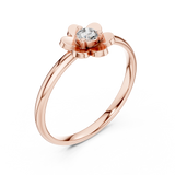 Gold Ring Ledis Ring, Rose Gold, view 2
