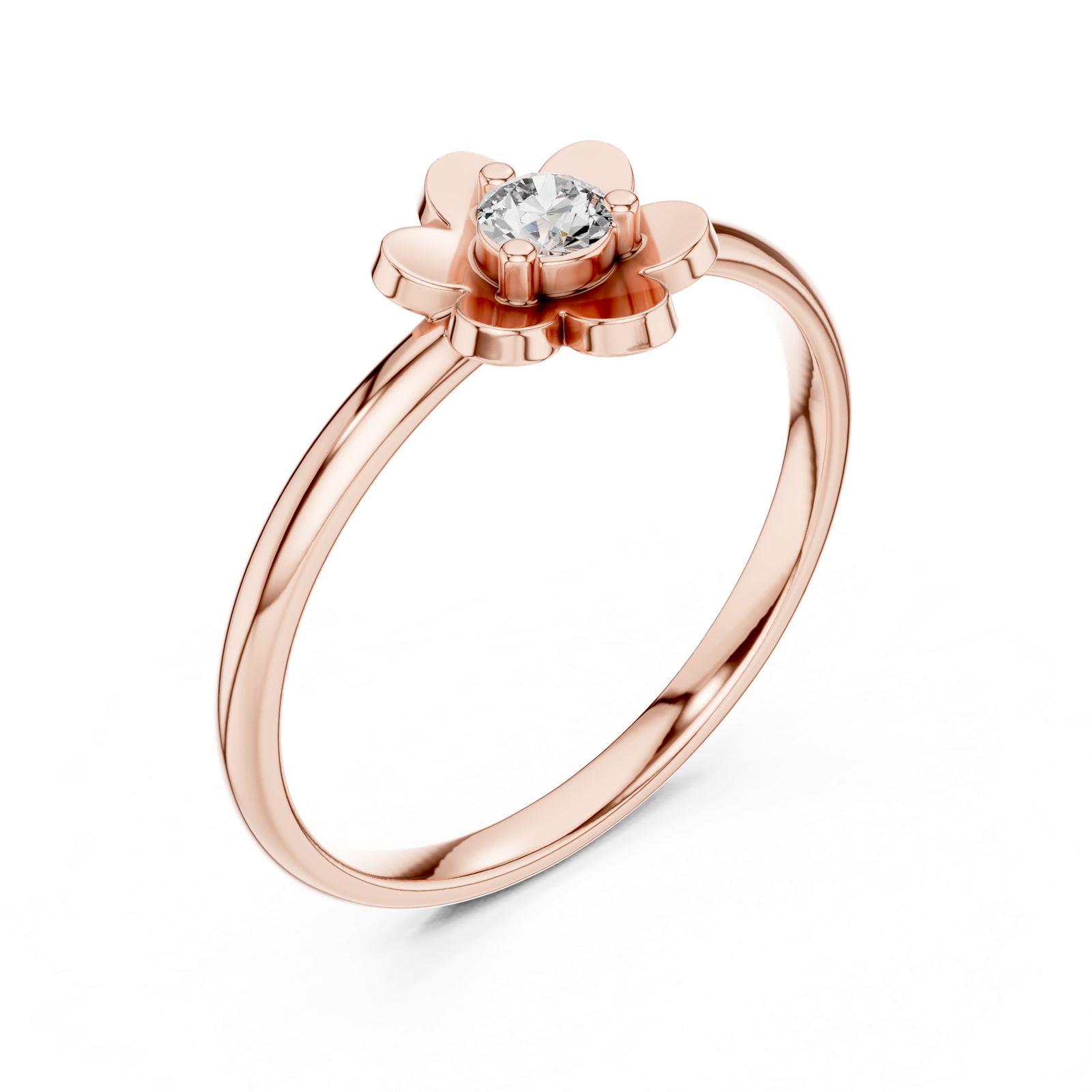 Gold Ring Ledis Ring, Rose Gold, view 2