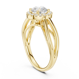 Gold Ring DDLR-637, Yellow Gold, view 1
