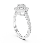 Gold Ring DDLR-668, White Gold, view 1