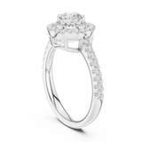 Gold Ring DDLR-668, White Gold, view 1