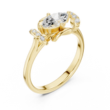 Gold Ring DDLR-509, Yellow Gold, view 2