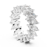 Gold Ring DDLR-247, White Gold