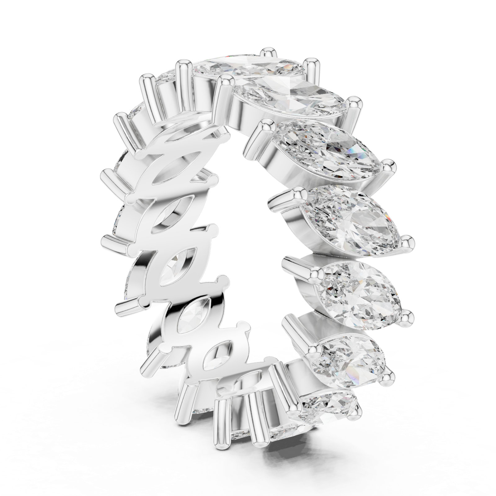 Gold Ring DDLR-247, White Gold