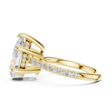 Gold Ring DDLR-1028, Yellow Gold, view 3
