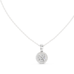 Gold Pendant GPD-0012, White Gold, view 1