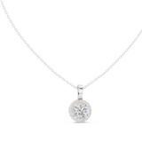 Gold Pendant GPD-0012, White Gold, view 1