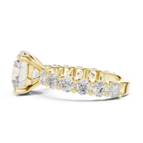 Gold Ring DDLR-846, Yellow Gold, view 3