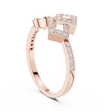 Gold Ring LR-01 (58), Rose Gold