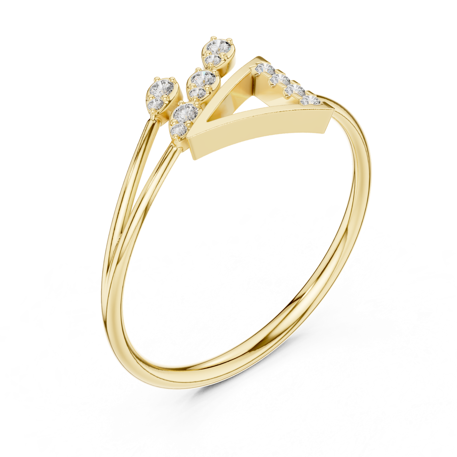 Gold Ring 1 (214), Yellow Gold, view 2