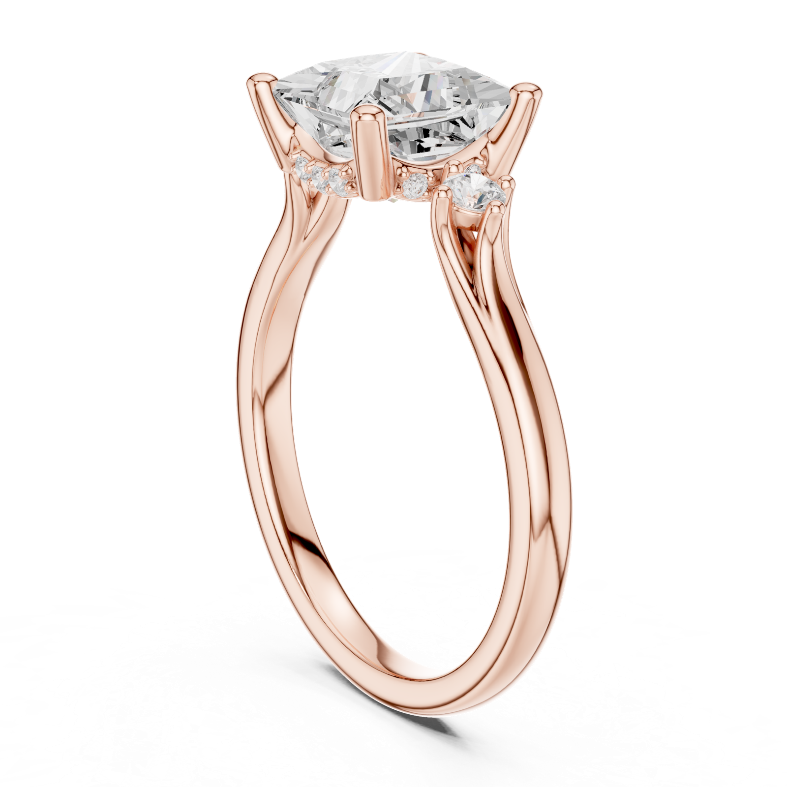 Gold Ring DDLR-973, Rose Gold
