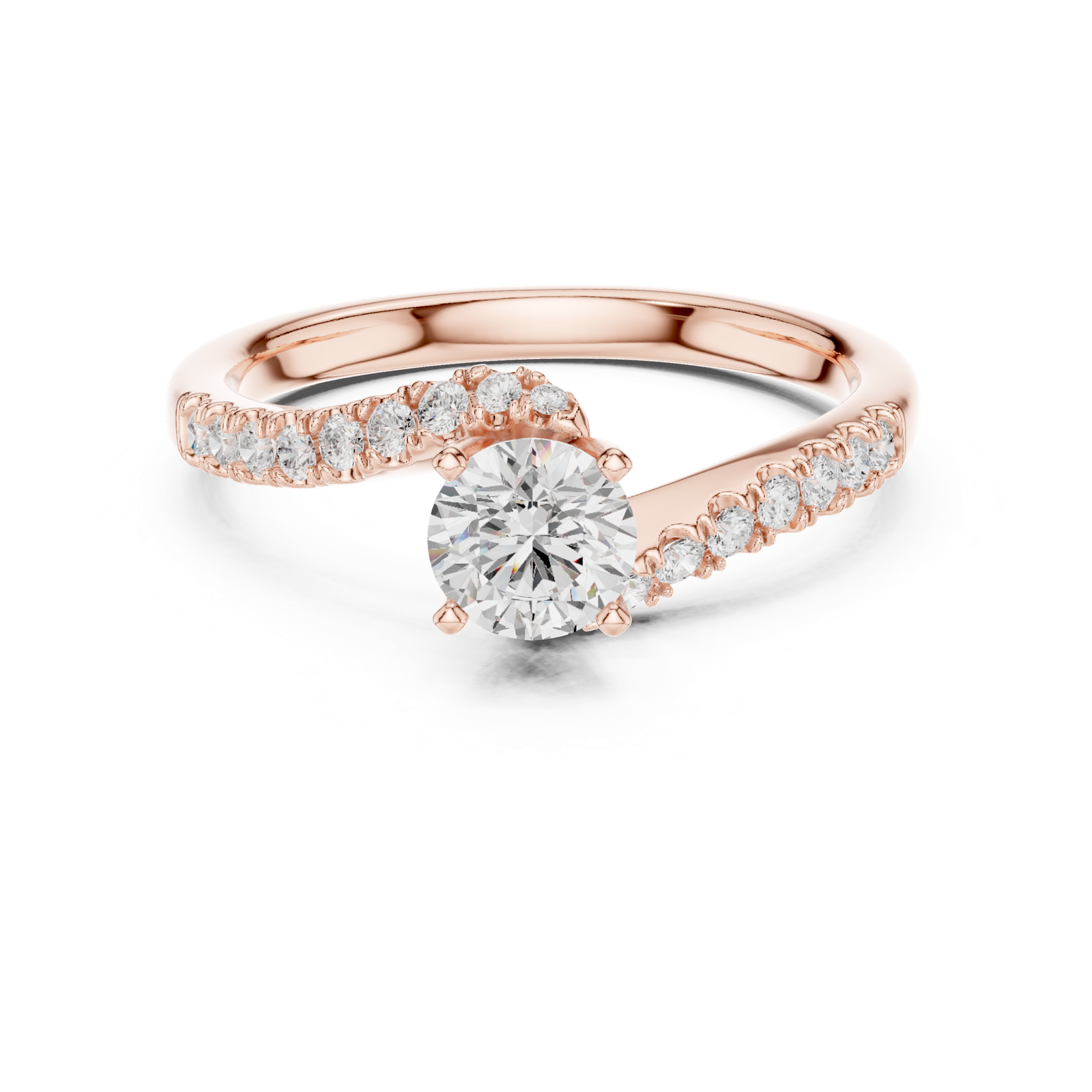 Gold Ring LR-0320, Rose Gold