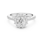 Gold Ring DDLR-674, White Gold, view 4