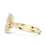 Gold Ring DDLR-985, Yellow Gold, view 3