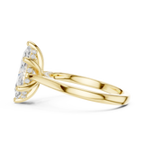 Gold Ring DDLR-985, Yellow Gold, view 3