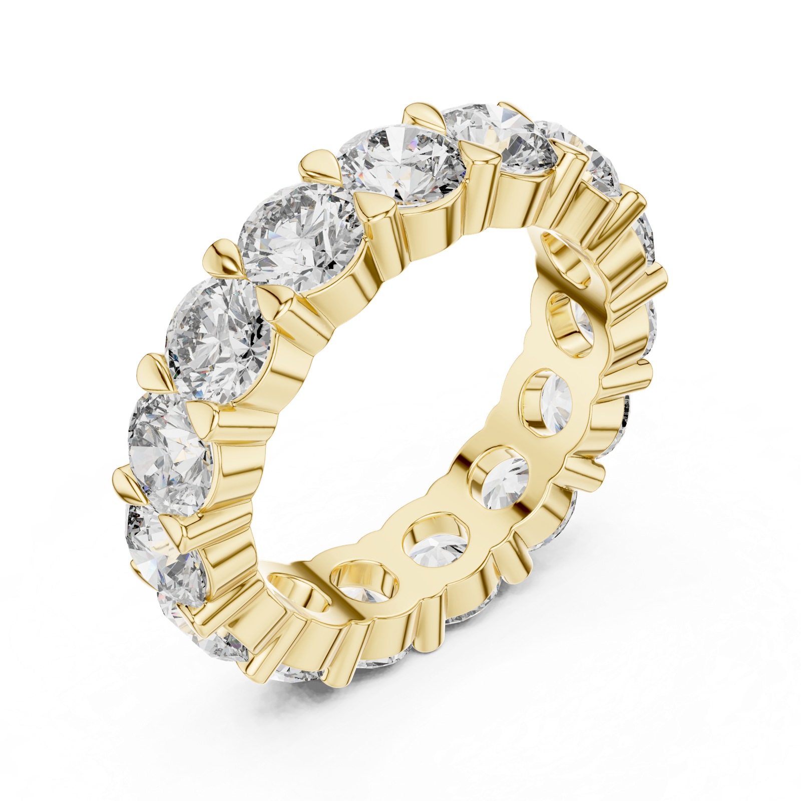 Gold Ring LR-0040, Yellow Gold, view 2