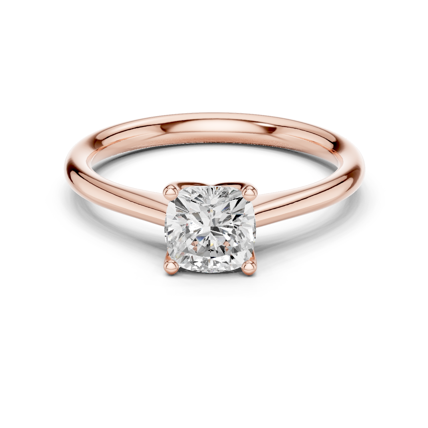 Gold Ring DDLR-797, Rose Gold