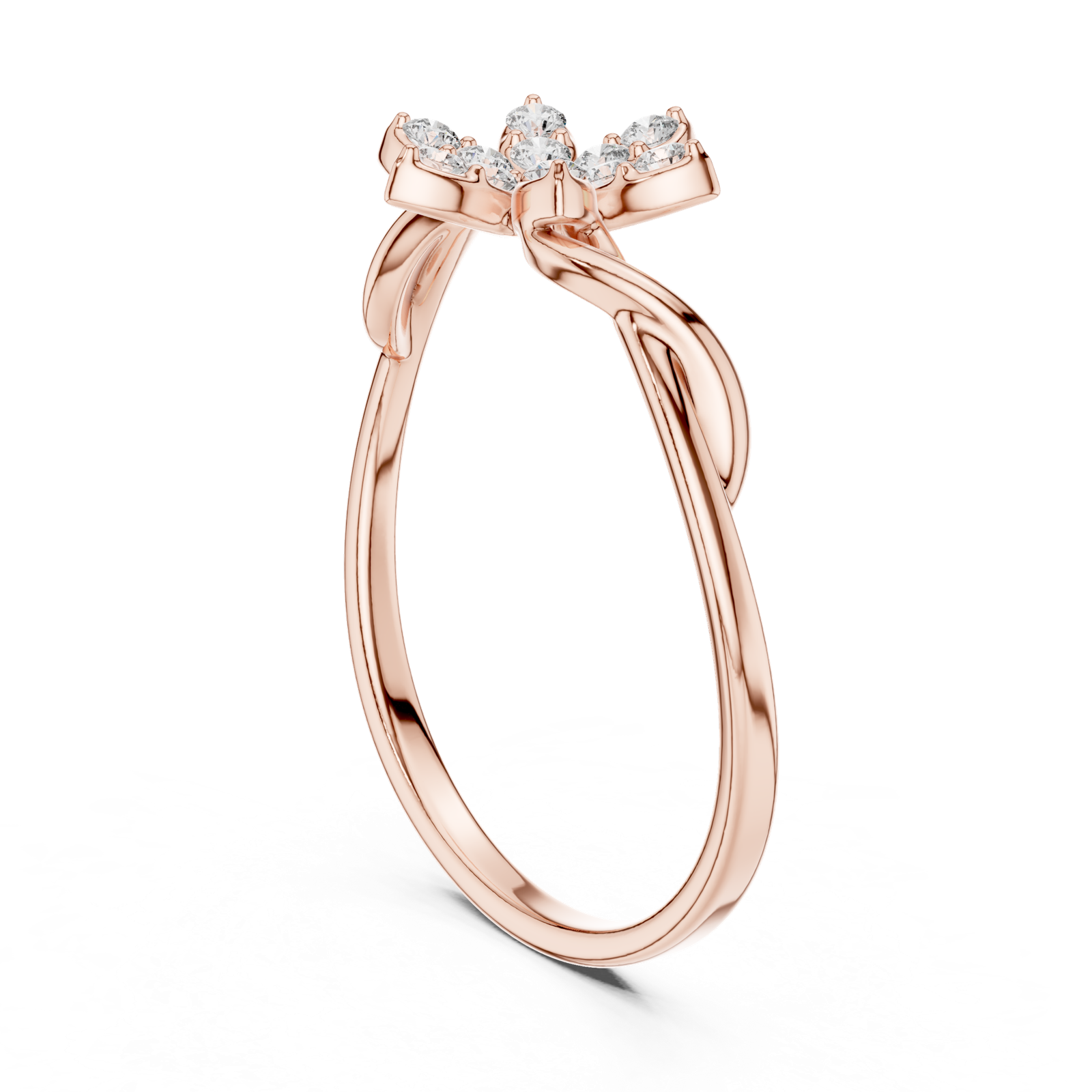 Gold Ring 1 (139), Rose Gold, view 1