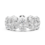 Gold Ring DDLR-244, White Gold, view 3