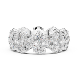 Gold Ring DDLR-244, White Gold, view 3