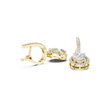 Gold Earrings 3-10009E_137_M, Yellow Gold, view 1