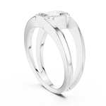 Gold Ring SBMR(42), White Gold