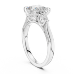 Gold Ring DDLR-1044, White Gold, view 1