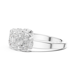 Gold Ring DDLR-246, White Gold, view 3