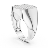Gold Ring SBMR(1), White Gold