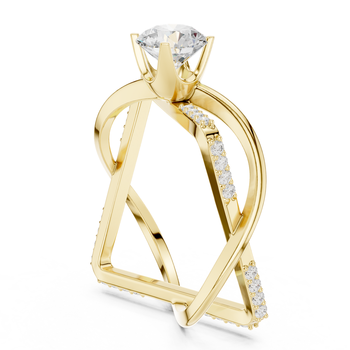 Gold Ring SBWR(50), Yellow Gold, view 1