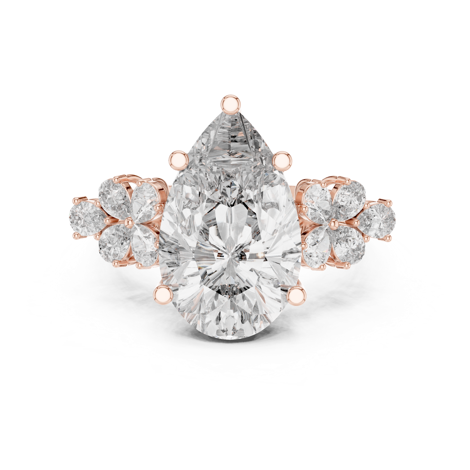 Gold Pendant 9-10024L_37, Rose Gold