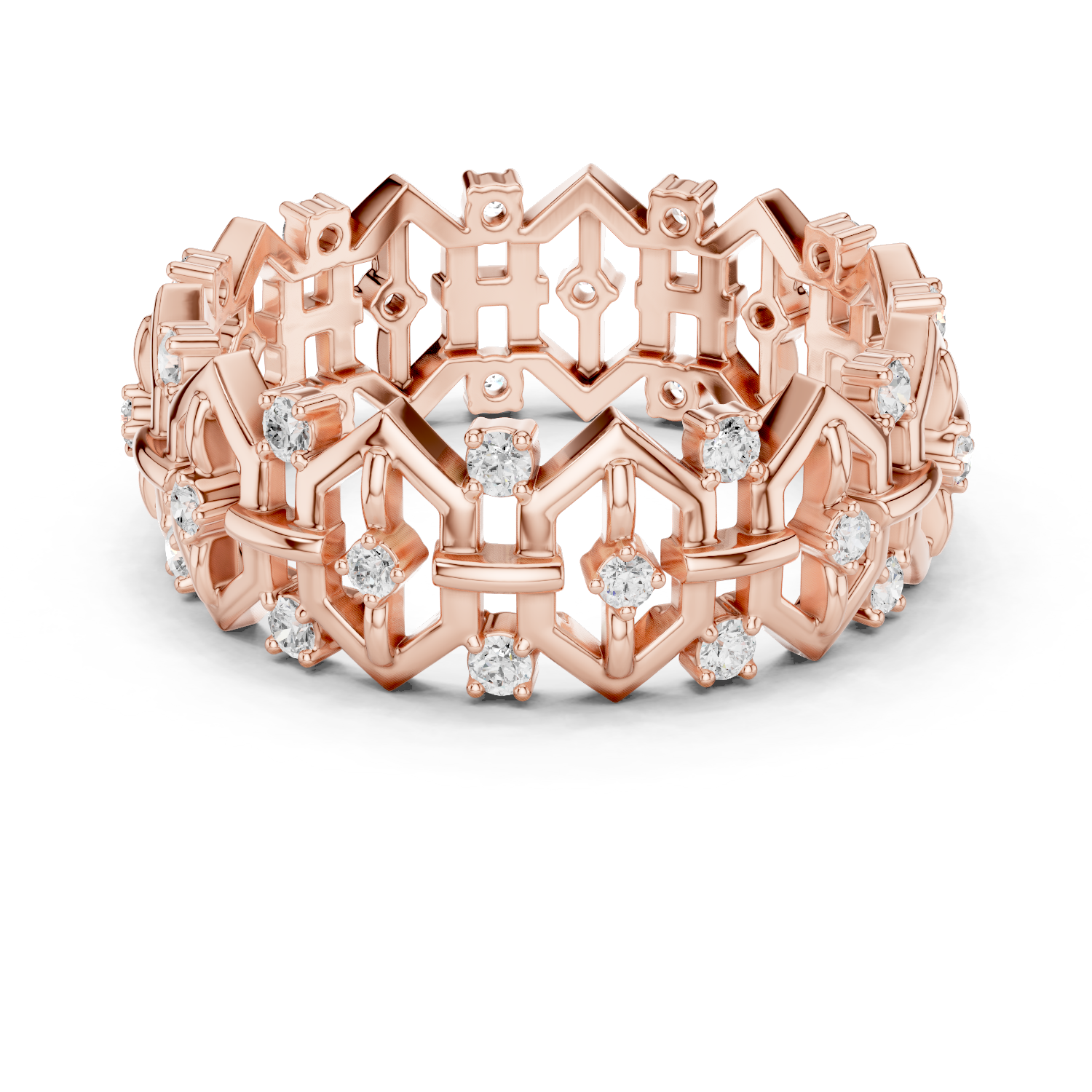 Gold Ring R29, Rose Gold