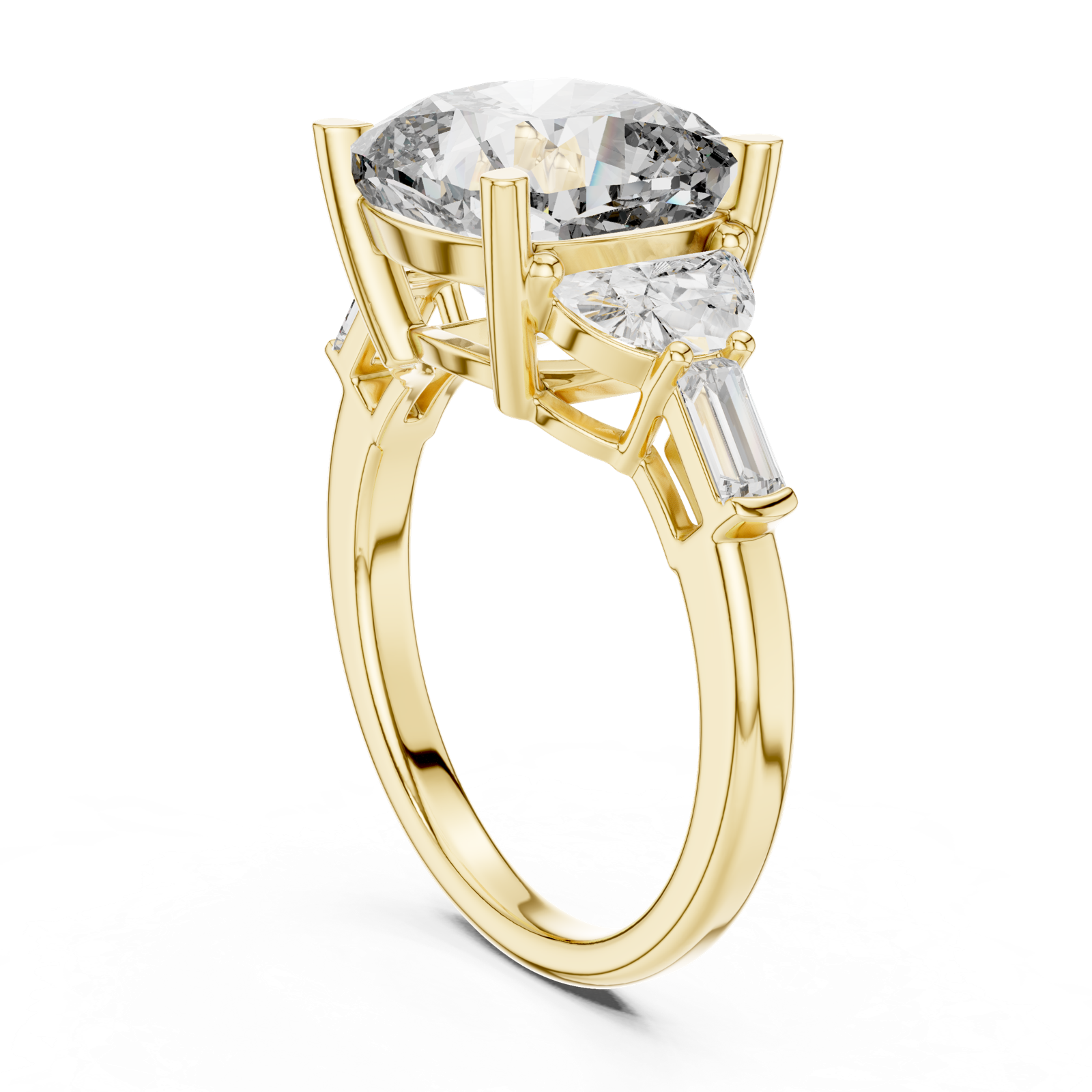 Gold Ring DDLR-195, Yellow Gold