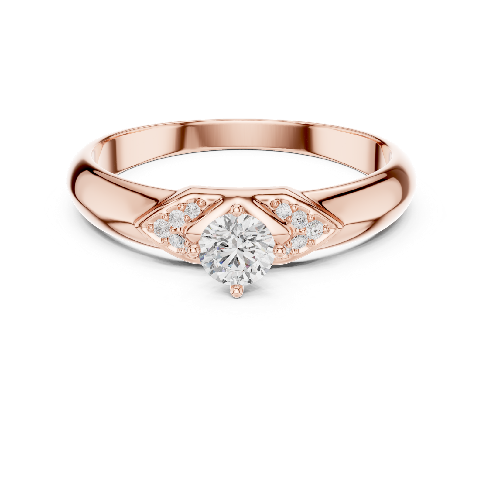 Gold Ring SBWR(12), Rose Gold