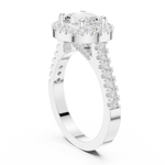 Gold Ring DDLR-322, White Gold, view 1