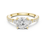 Gold Ring DDLR-897, Yellow Gold, view 4