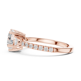 Gold Ring DDLR-858, Rose Gold, view 3
