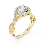 Gold Ring DDLR-152, Yellow Gold, view 2