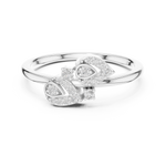 Gold Ring LR-01 (60), White Gold, view 4