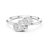 Gold Ring LR-01 (60), White Gold, view 4