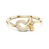 Gold Ring DR-6157, Yellow Gold