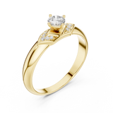 Gold Ring SBWR(12), Yellow Gold, view 2