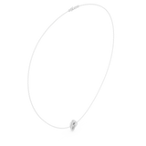 Gold Necklace SBWN (44), White Gold, view 2