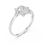 Gold Ring 1 (349), White Gold, view 2