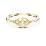 Gold Ring DR-6187, Yellow Gold, view 4