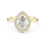 Gold Ring ALR-30, Yellow Gold, view 4