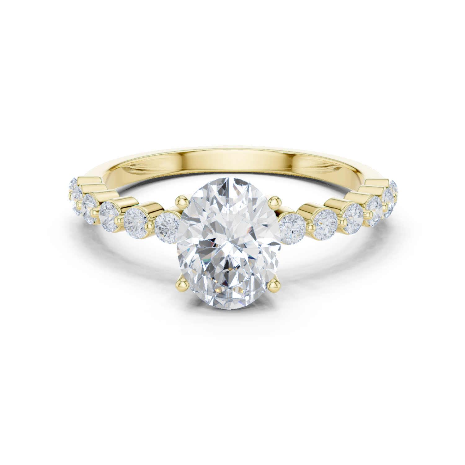 Gold Ring DDLR-1058, Yellow Gold
