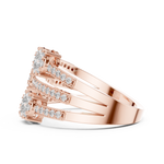 Gold Ring 19-120020L, Rose Gold, view 3