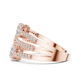 Gold Ring 19-120020L, Rose Gold, view 3
